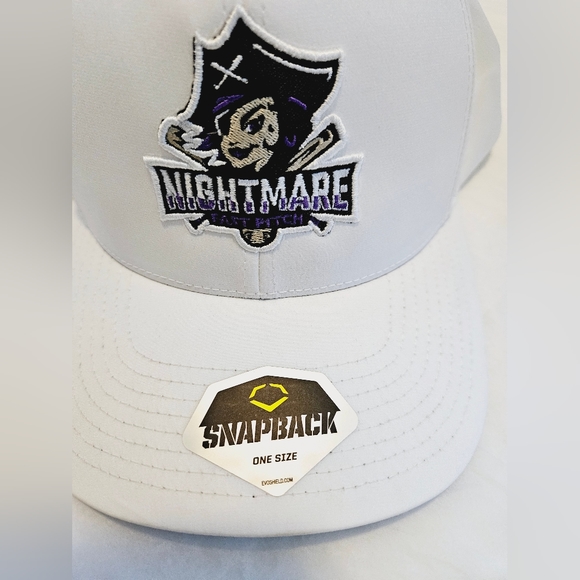 EvoShield Flexfit Snackback Men White Trucker Baseball Cap/Hat - Picture 12 of 12